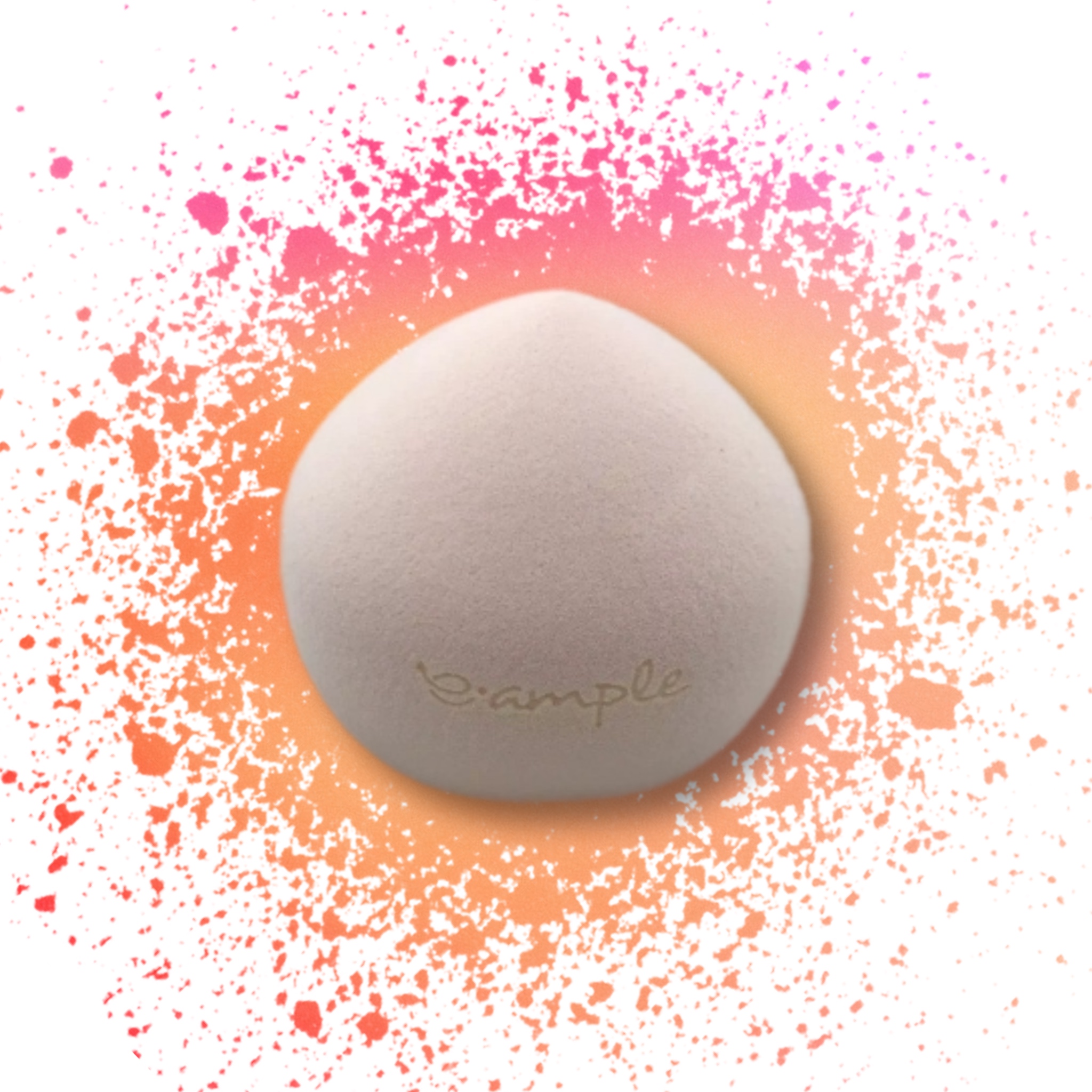 E.ample Marshmallow Beauty Blender Sponge for Powder Liquid Coverup