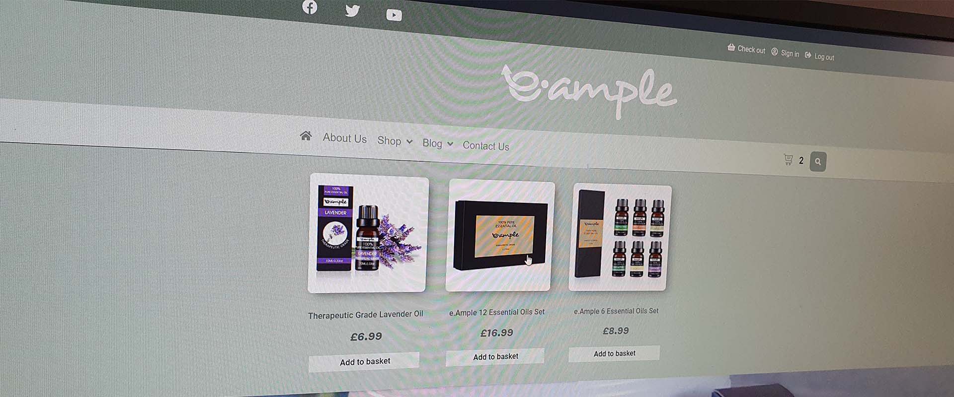 eample website design COG media Norwich